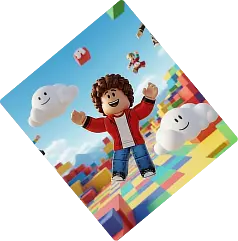 Roblox Avatar in Colorful Block World